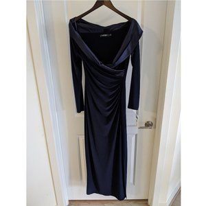 Ralph Lauren Navy Blue Evening Dress
